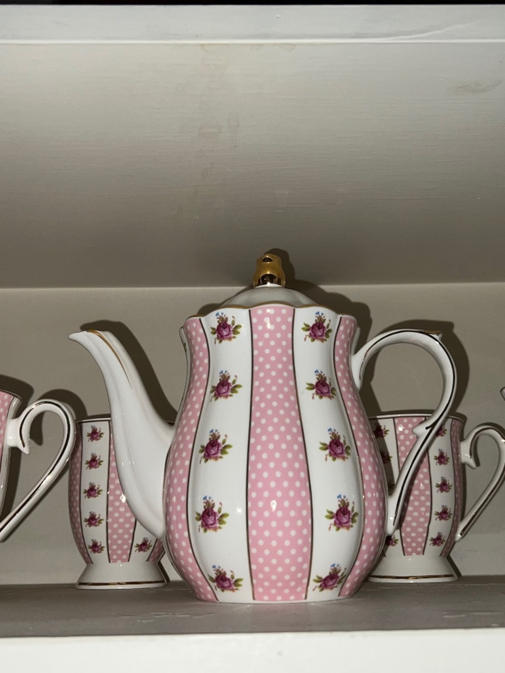 Floral tea set